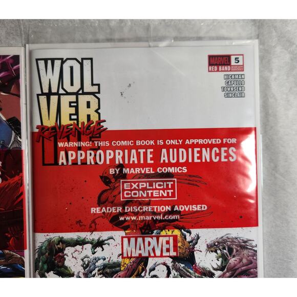 Marvel Wolverine Revenge #3 & #5 Polybag Red Band Variant Ed. Brand New Sealed - Picture 5 of 7